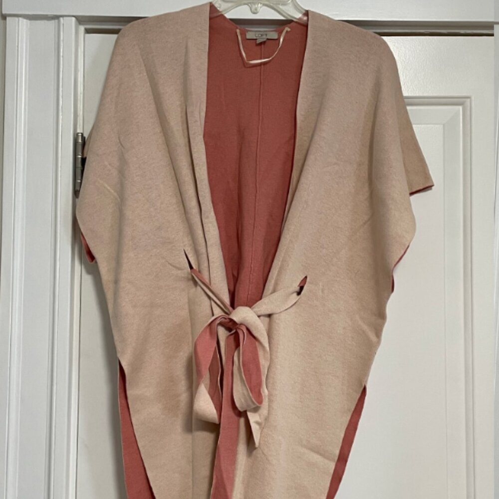 LOFT Belted Poncho